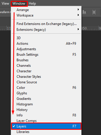 layers panel Photoshop