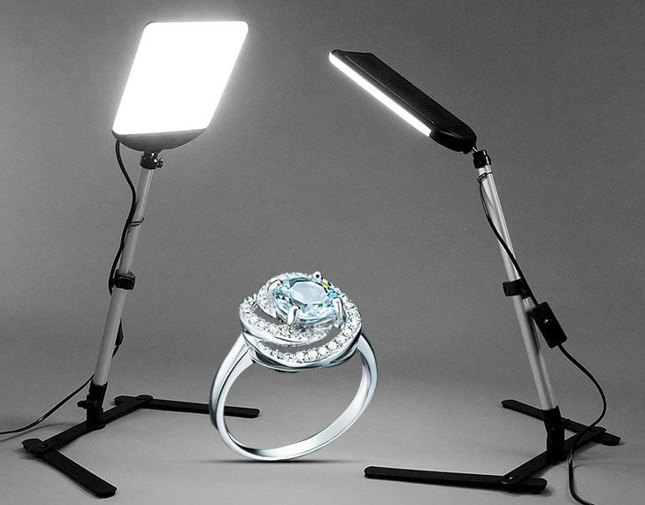 Diamond photography Lightings