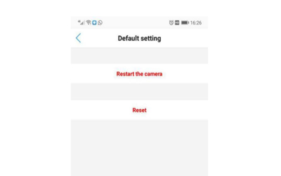 Use Mobile App to Reset Your Ip Camera